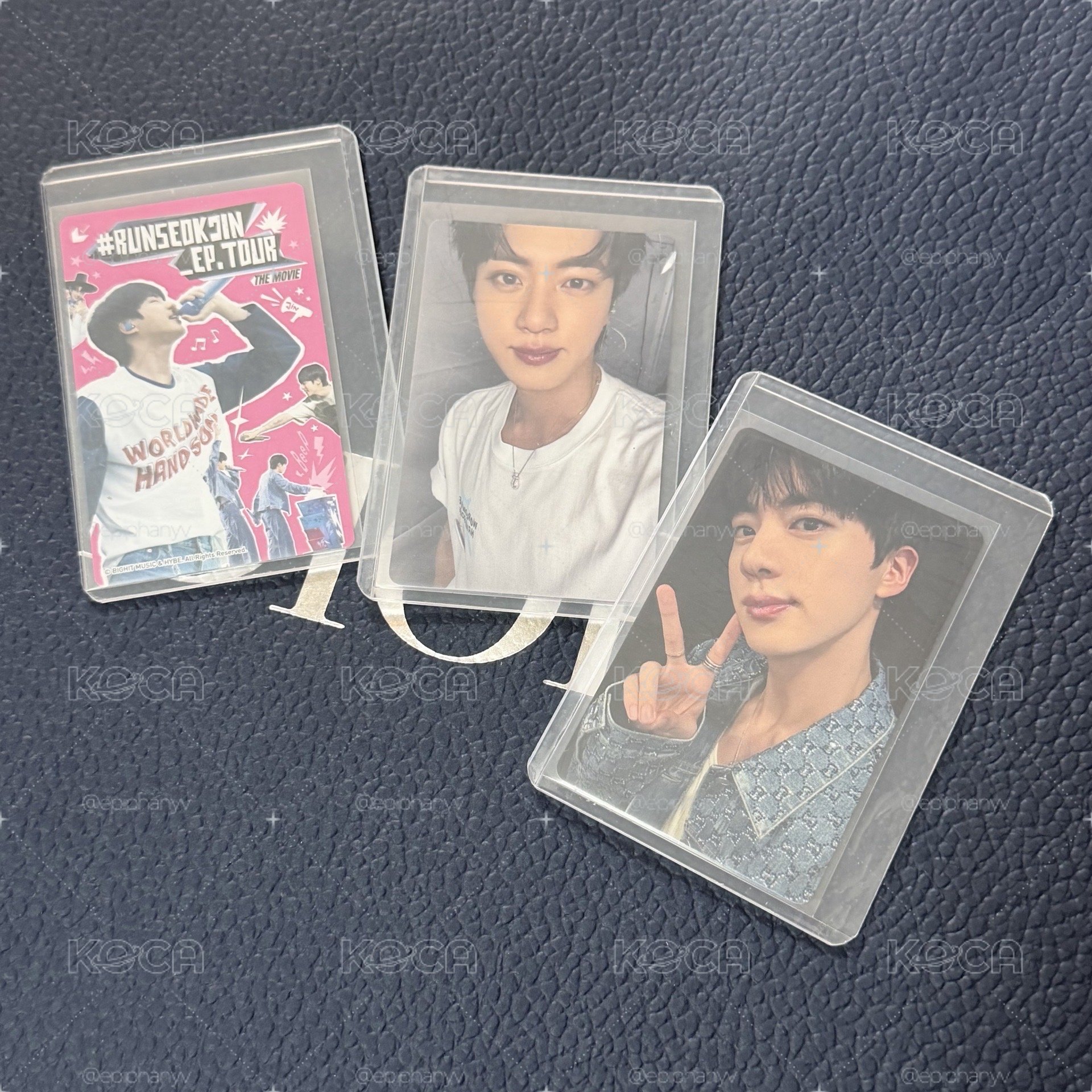 JIN / runseokjin 跑珍電影 日區特典 小卡 / 招待狀明信片 / 場限拍立得
