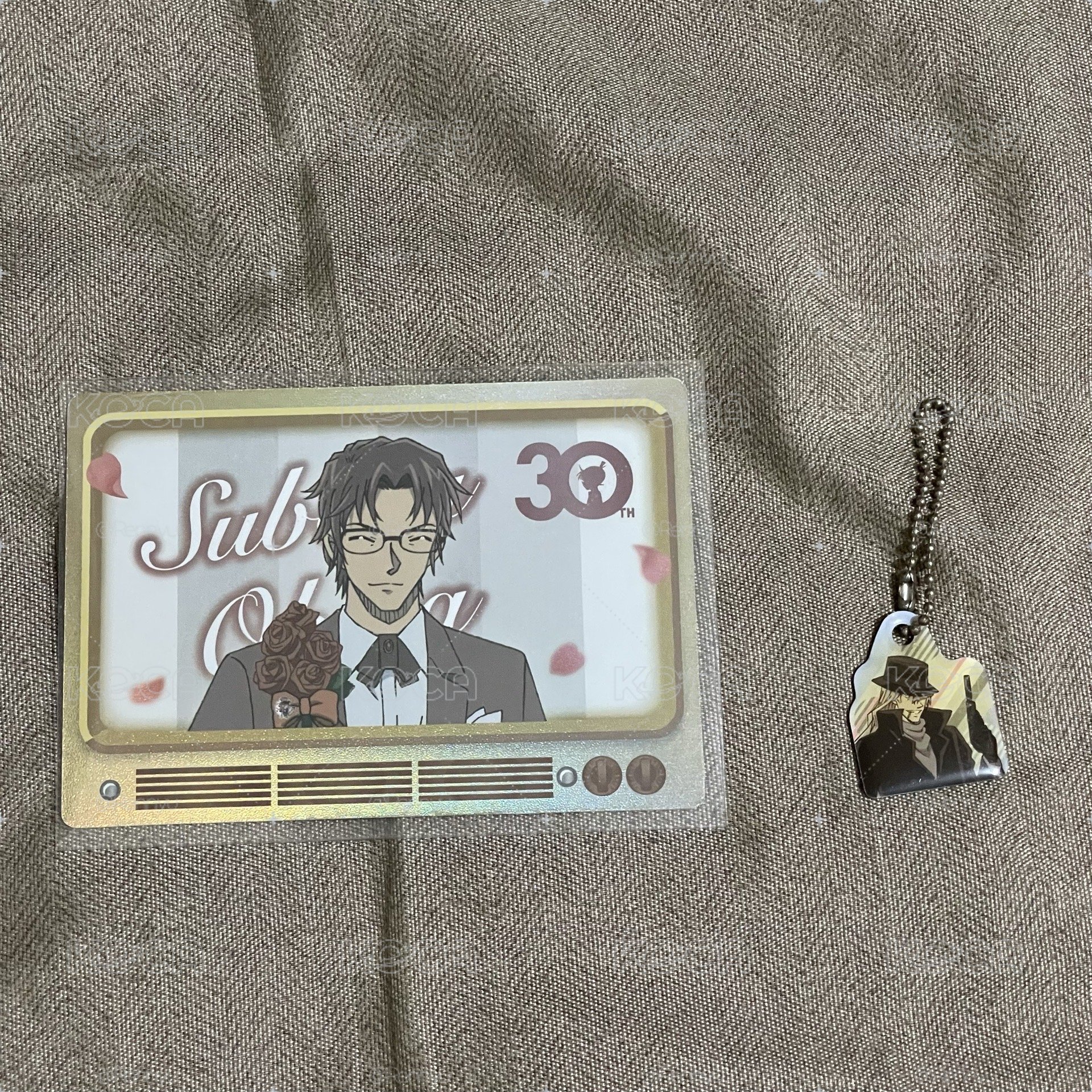 【出清/回血】名偵探柯南 沖矢昴小卡&琴酒迷你金屬吊飾 不拆售