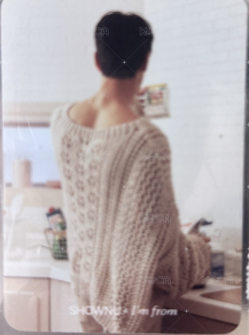 I’m from × SHOWNU 代言卡  背面
