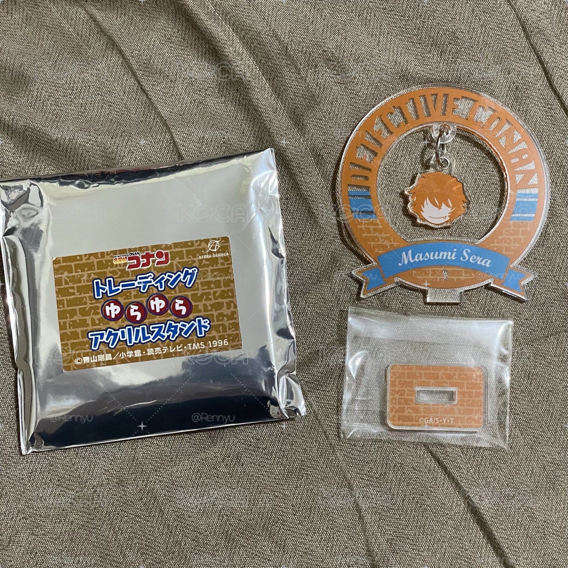 【出清/回血】名偵探柯南 赤井秀一小卡&世良真純 Q版立牌 不拆售