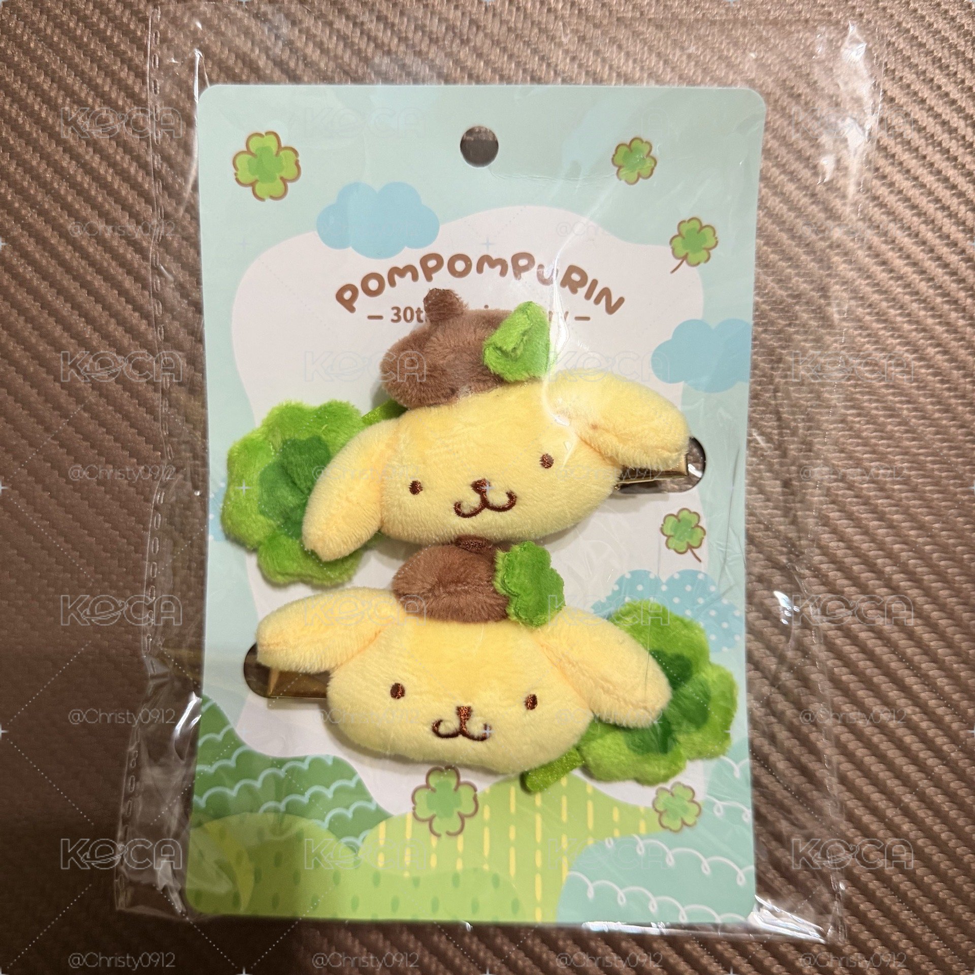 布丁狗30週年髮夾