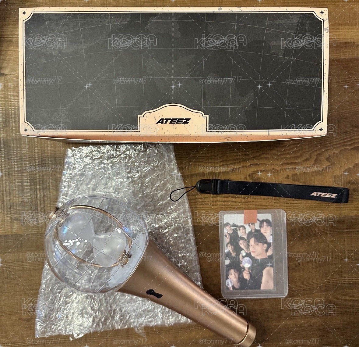 ATEEZ 二代手燈 含卡含盒子（二手）