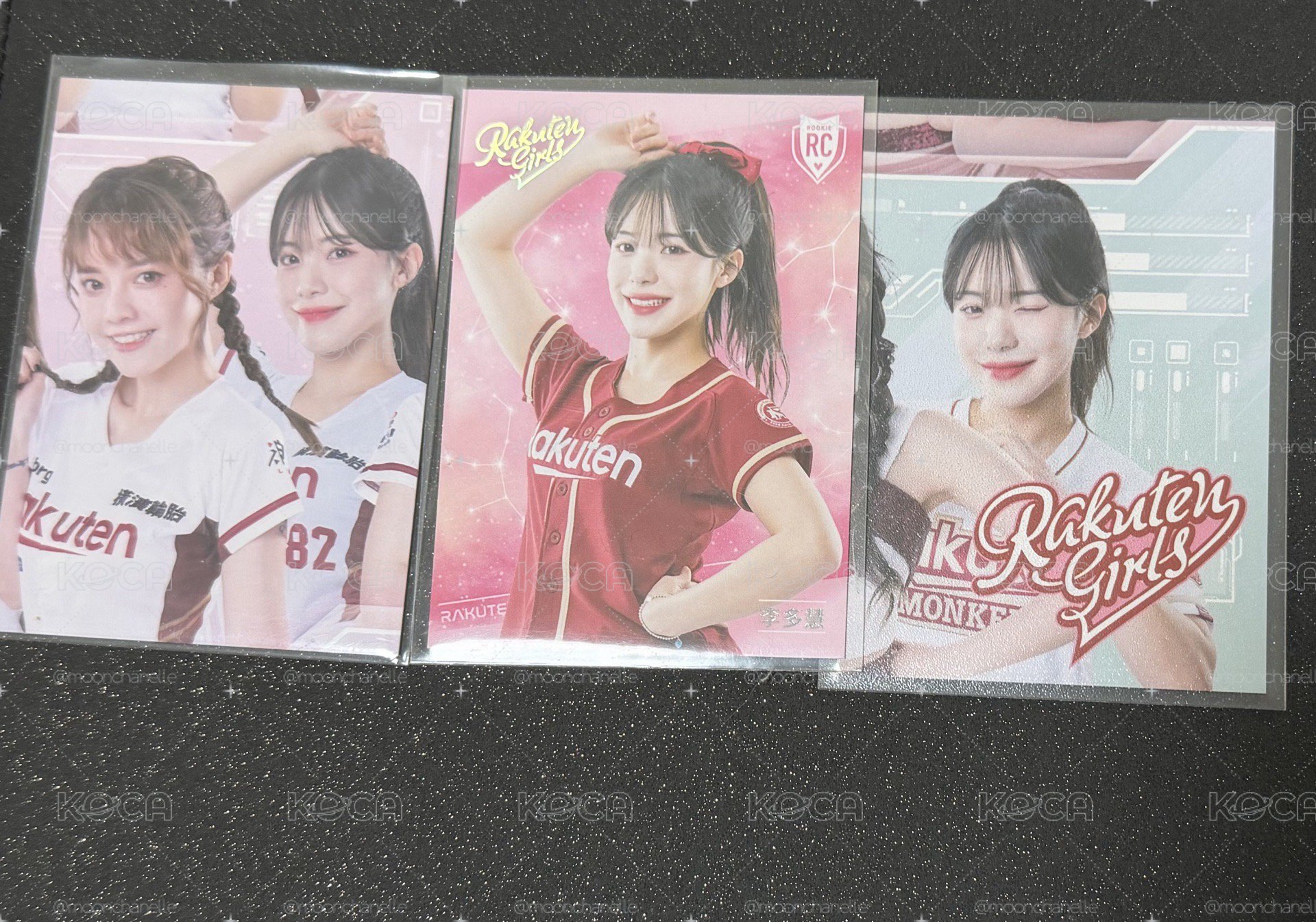 李多慧樂天女孩小卡三張