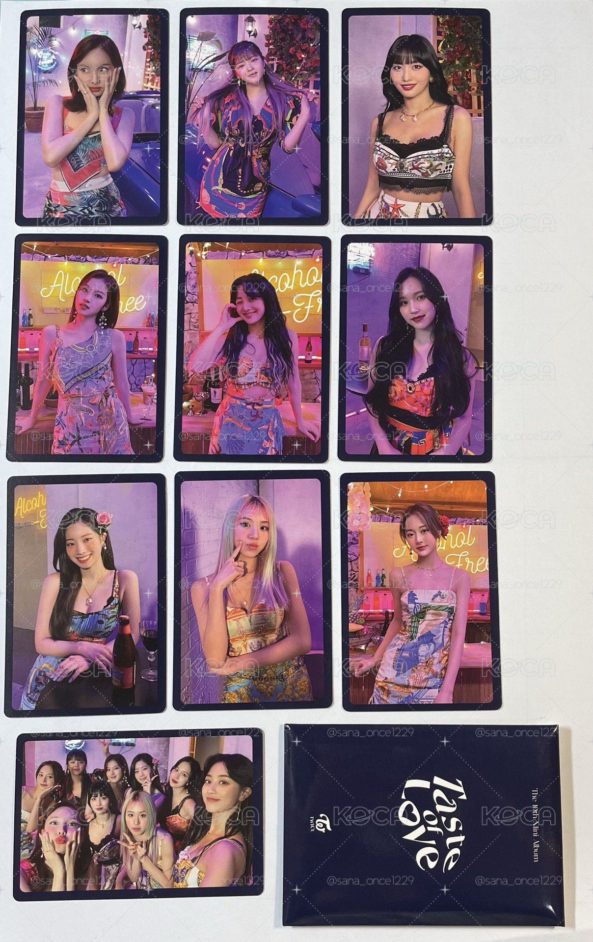 TWICE 無酒精 預售禮