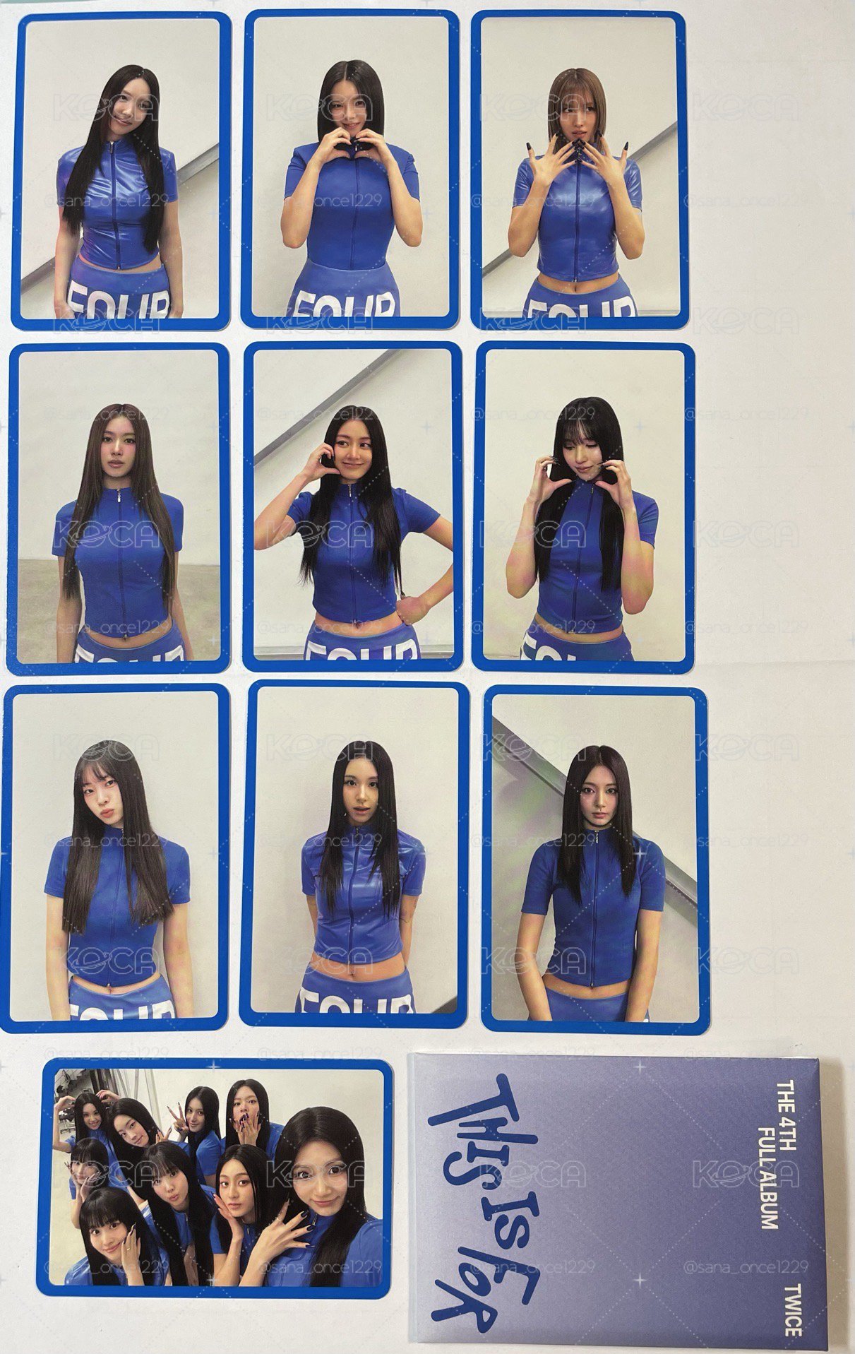 TWICE THIS IS FOR(藍）預售禮