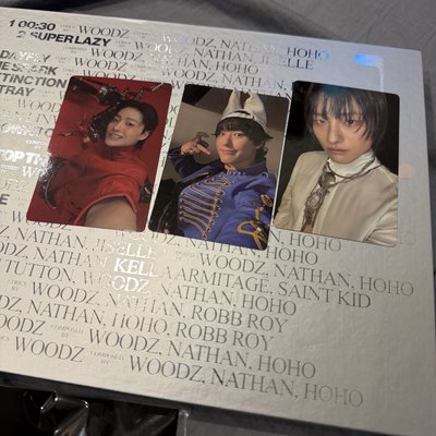 WOODZ 日本限定 鑰匙圈吊飾+已拆全專