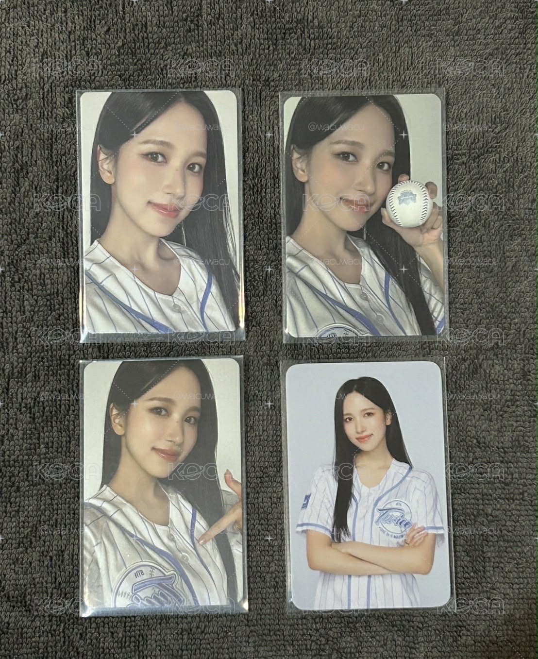 TWICE 九週年南棒球小卡