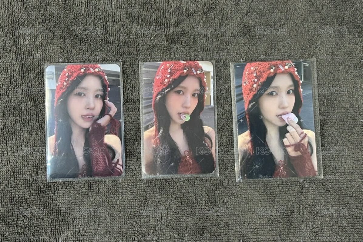 TWICE 紅帽南小卡3張