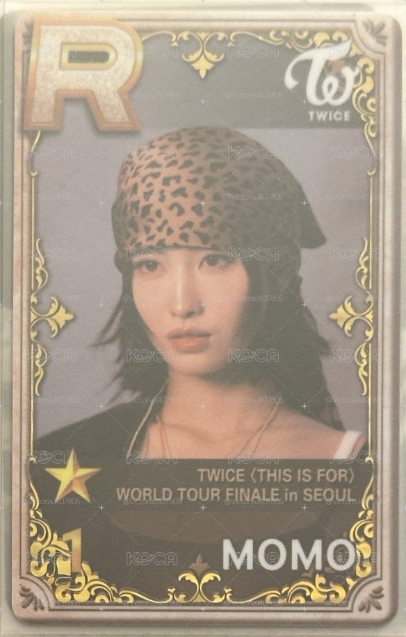 TWICE 首爾安可場遊戲卡 桃