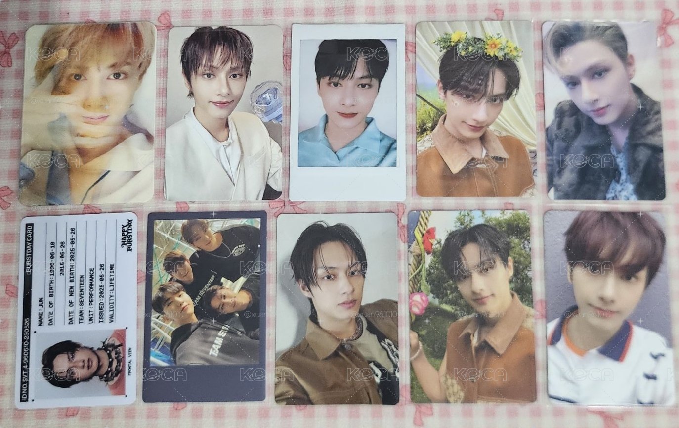 SEVENTEEN 文俊輝 專卡 周邊小卡
