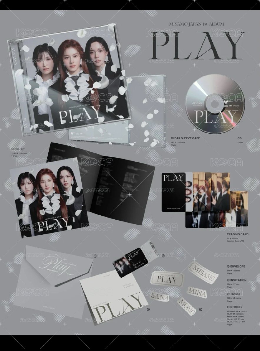 MISAMO  PLAY 初回限定盤 B 全新未拆專
