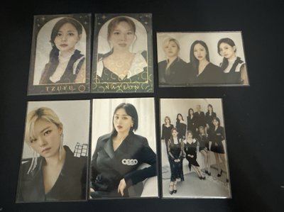 TWICE 四巡 隨機卡 小卡 子瑜 志效 娜璉 定延