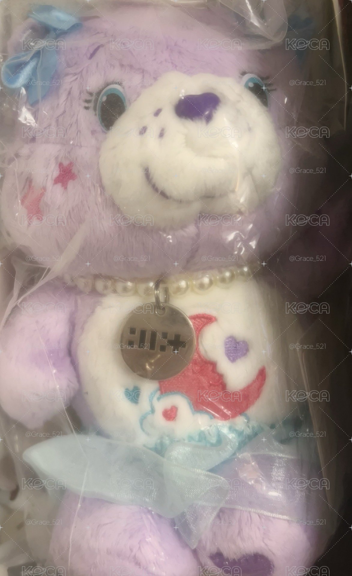 ILLIT Moka Care Bears 聯名娃娃