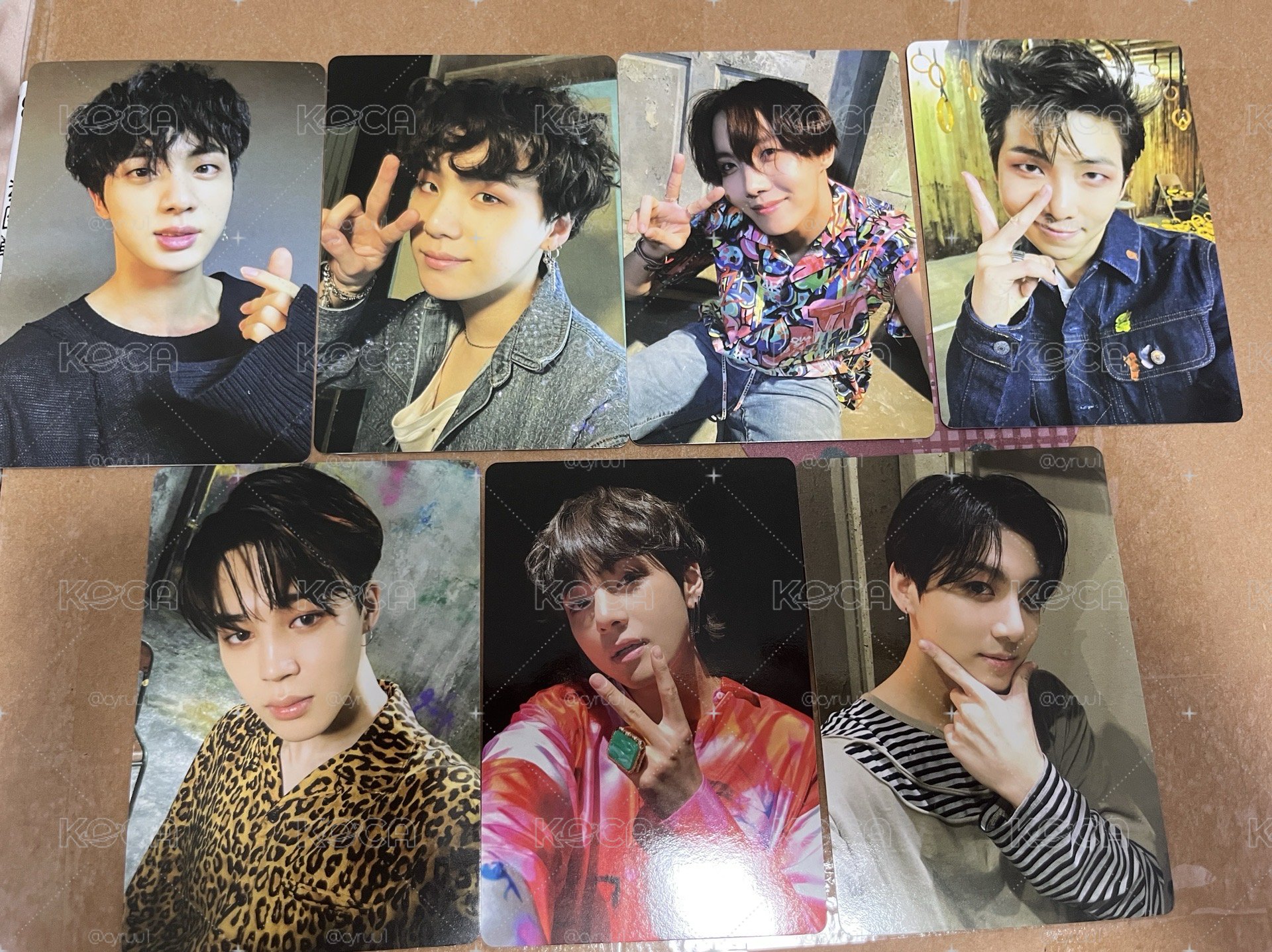 BTS三代手燈卡