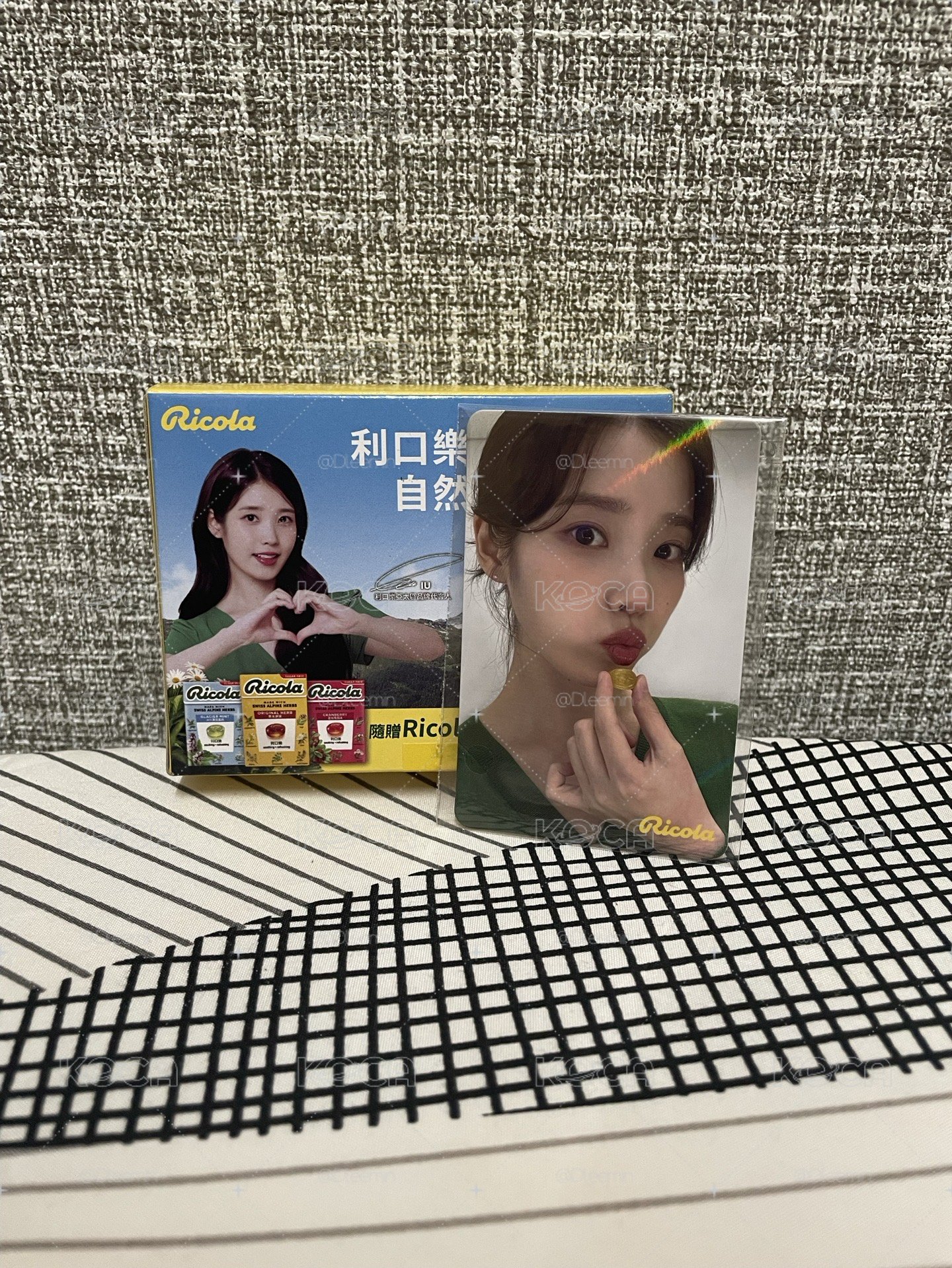 IU 利口樂喉糖+小卡