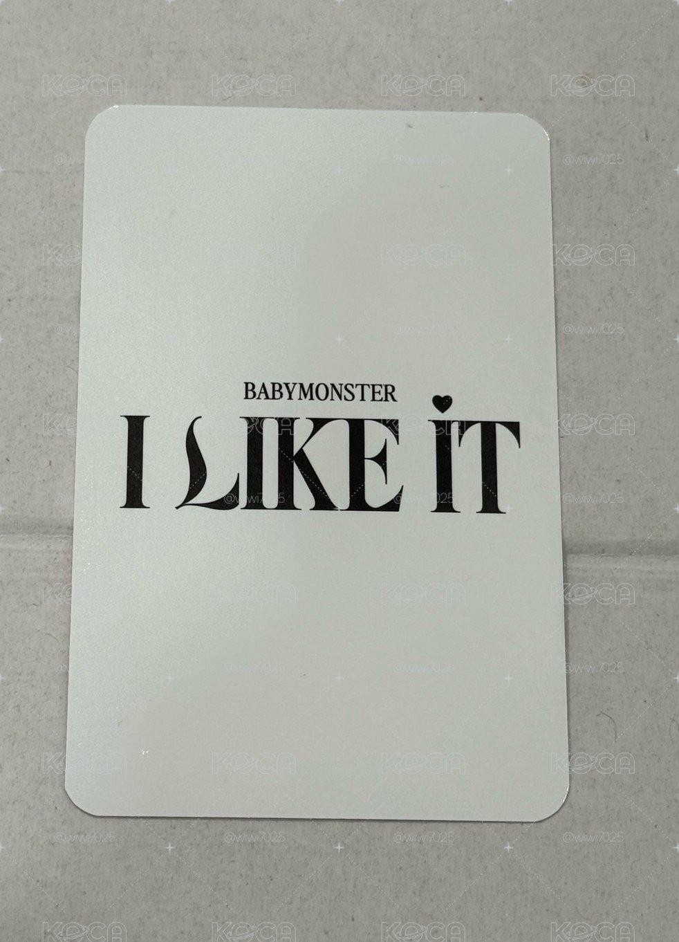 卡背微瑕疵 雅賢不用多帶 I LIKE IT mk A ver. 幸運卡 