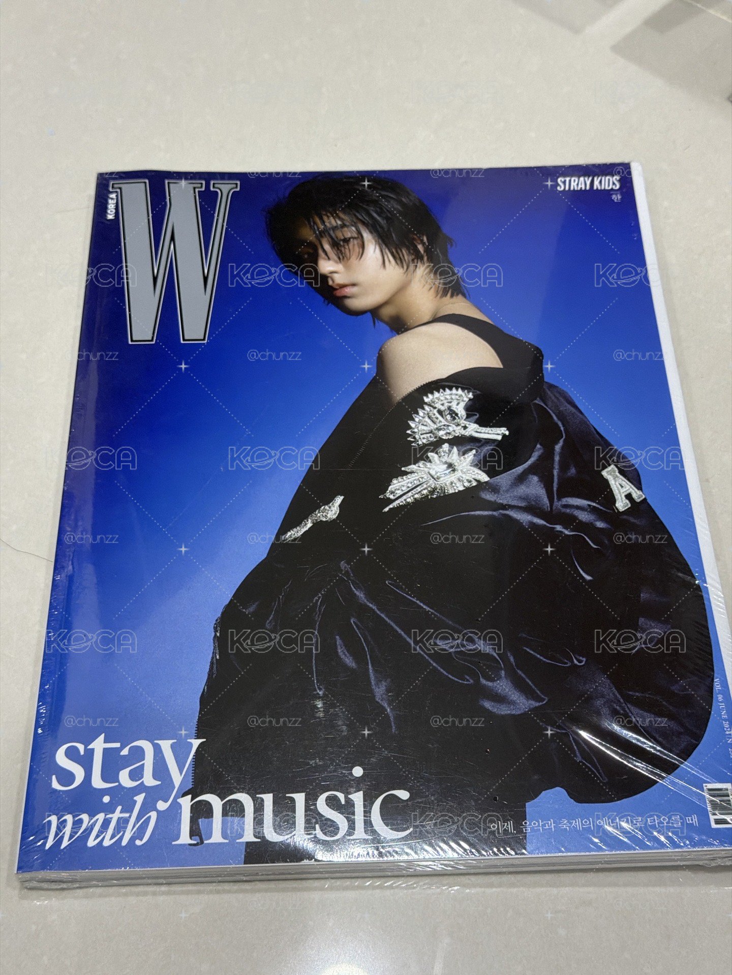 全新未拆 W Koera 雜誌 6月號 韓知城 