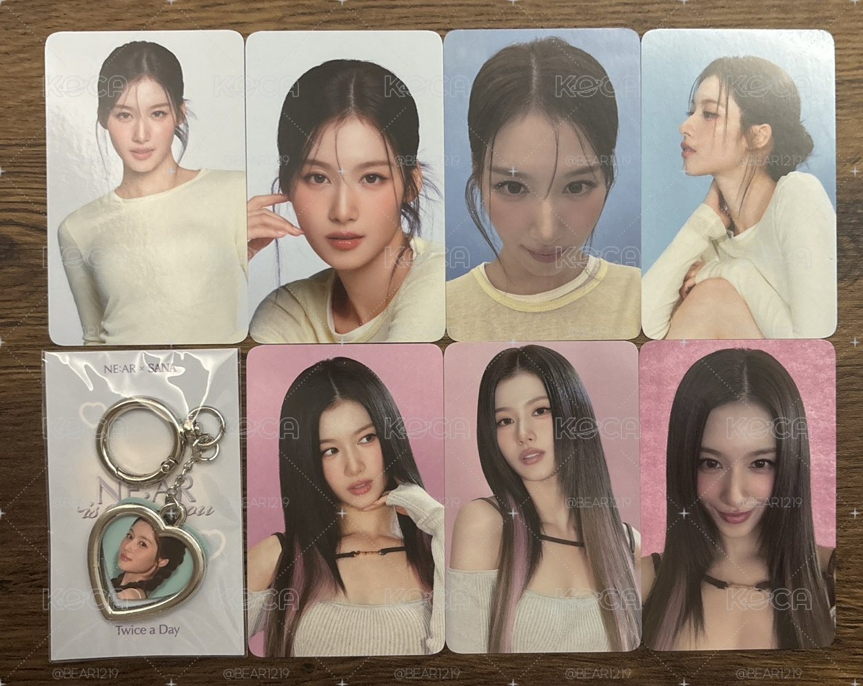 SANA💜 NE:AR 代言卡+限量吊飾