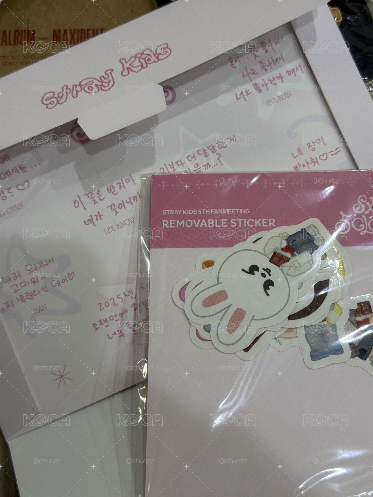 5th FM 貼紙 貼紙包+手寫卡