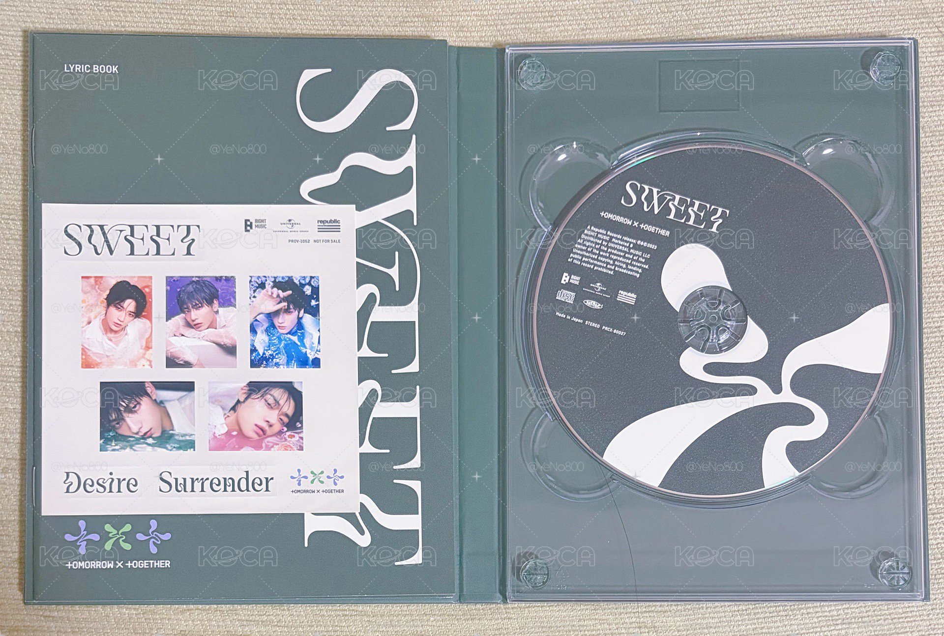 TXT SWEET 日咖 限定盤 專輯 