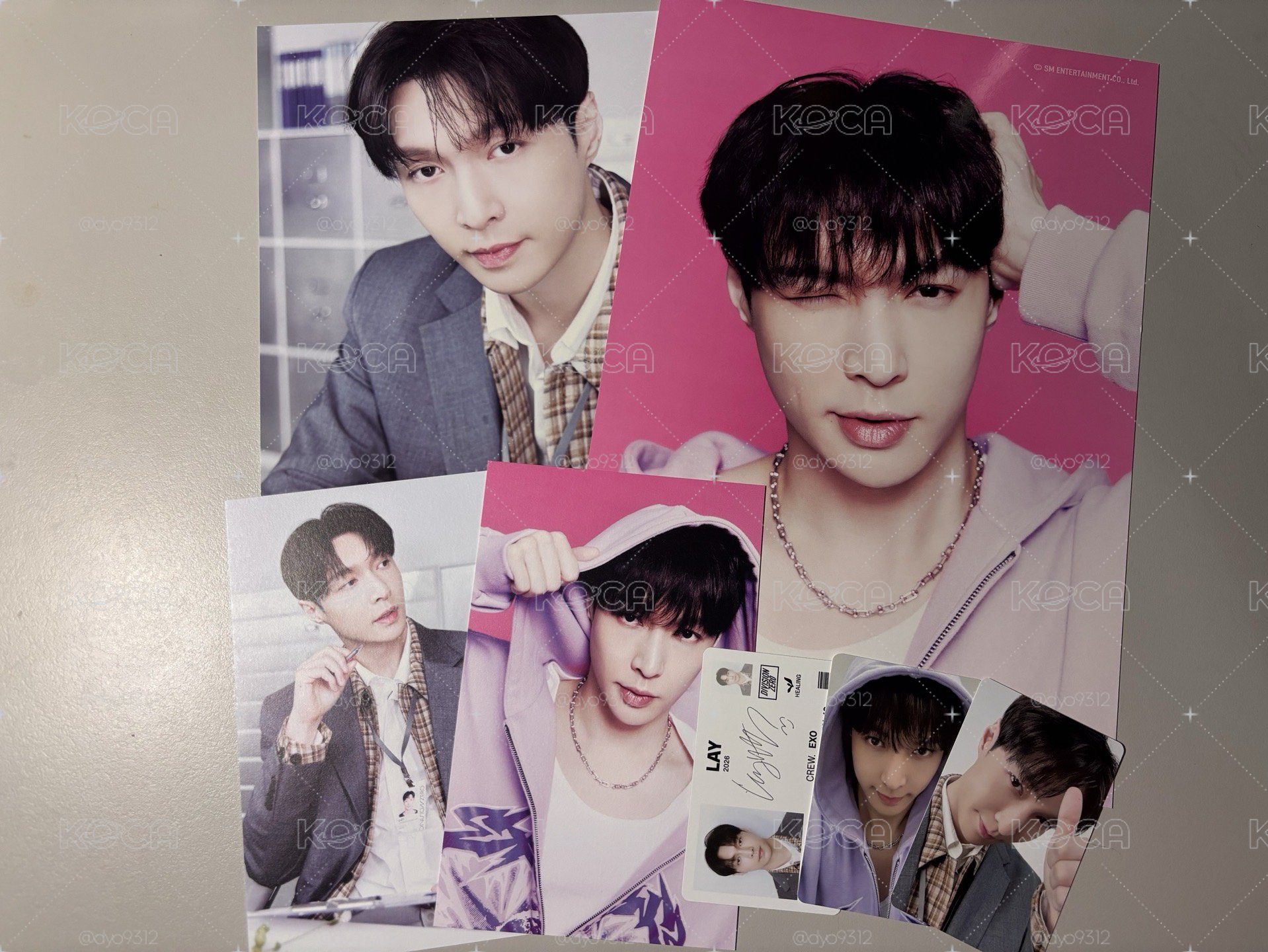 26年曆 LAY 張藝興set