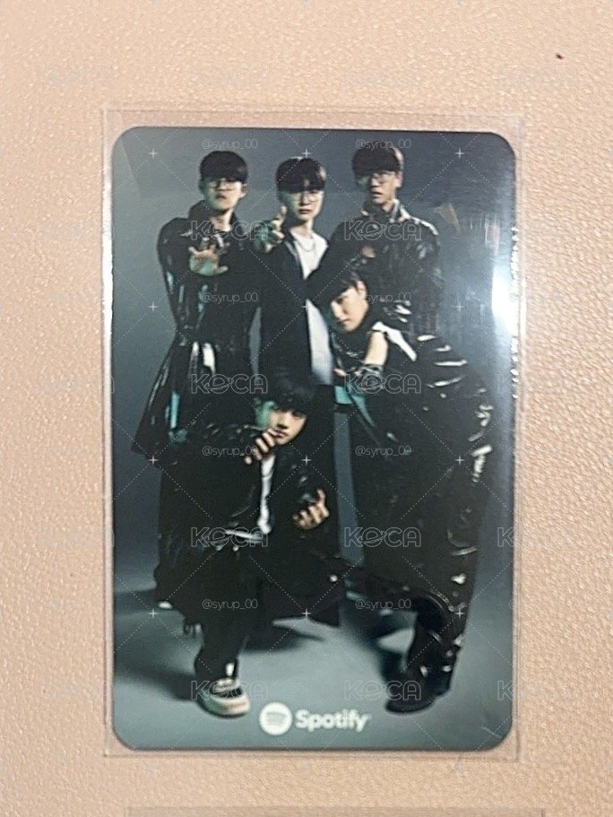 T1 STARS Spotify團體卡