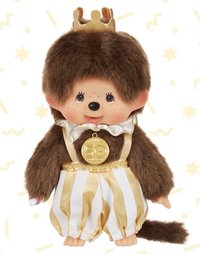 Monchhichi 50週年紀念 一起來開派對吧！ S娃 男生