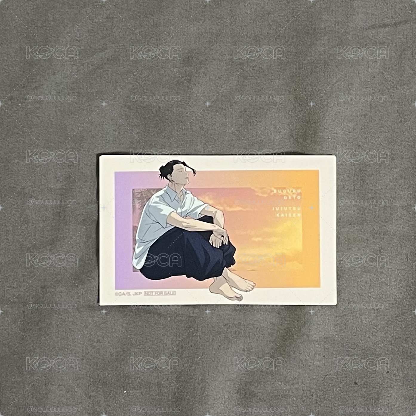 咒術迴戰 明晝黃昏一番賞 特典貼紙［黃昏 夏油傑］