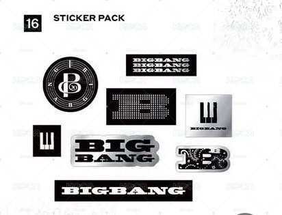 big bang 場週貼紙
