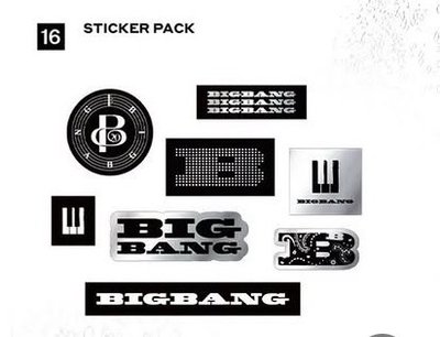 big bang 場週貼紙
