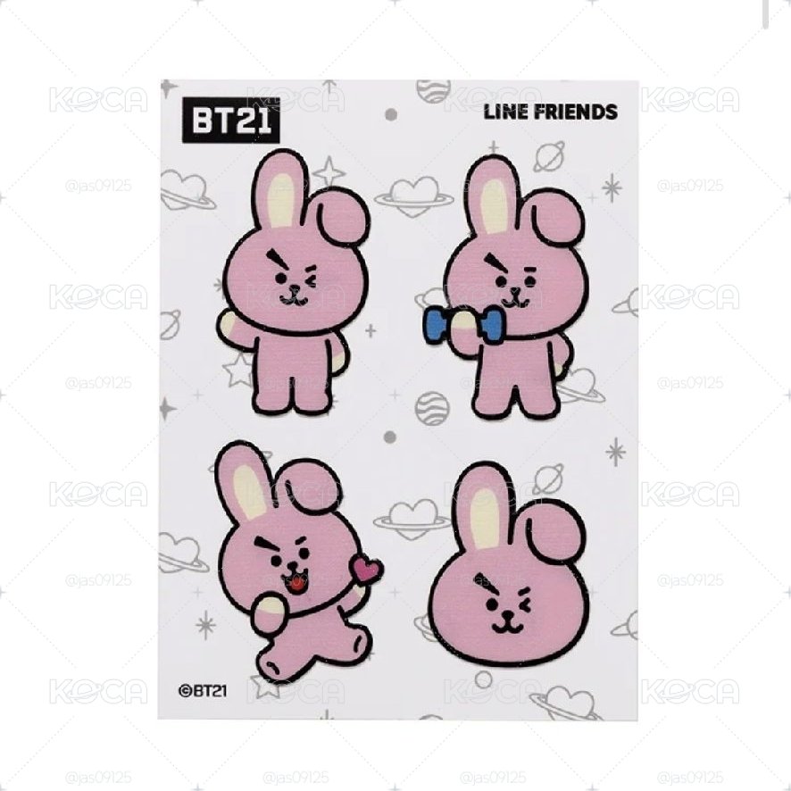BT21 服飾貼紙