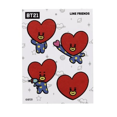 BT21 服飾貼紙
