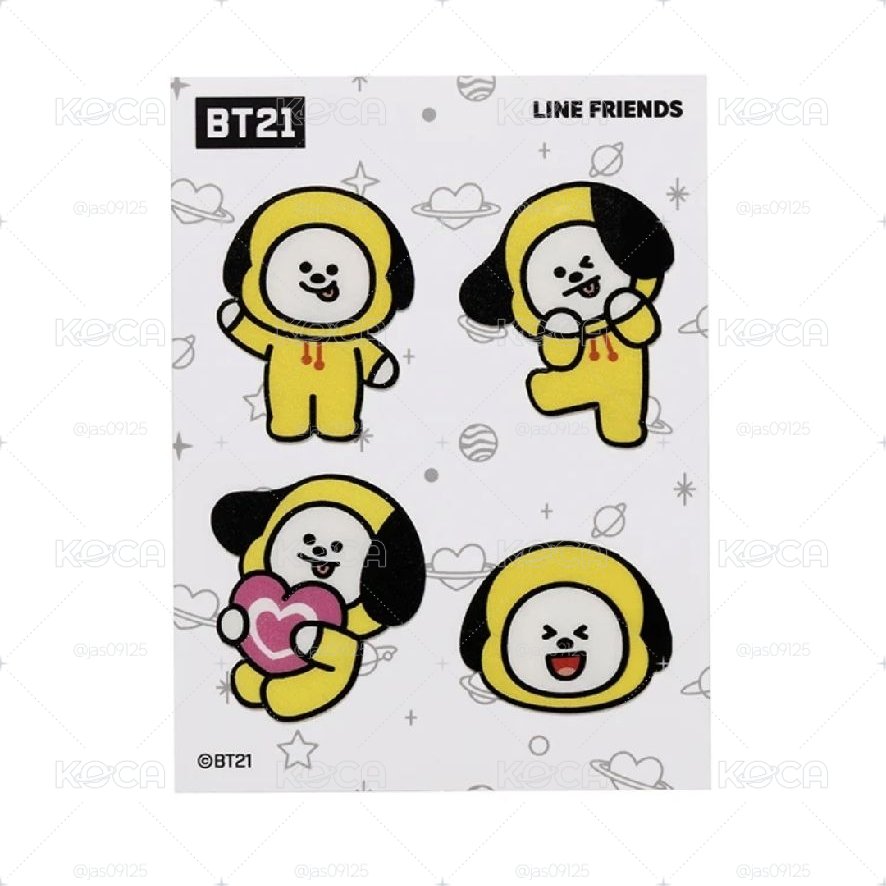 BT21 服飾貼紙