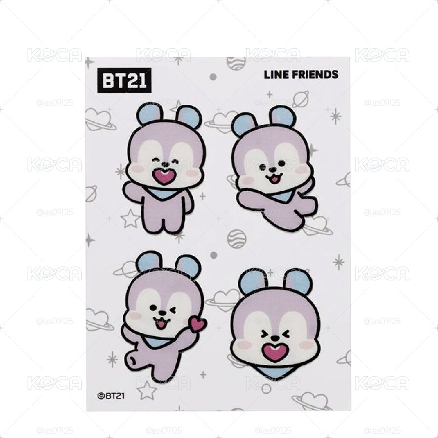BT21 服飾貼紙