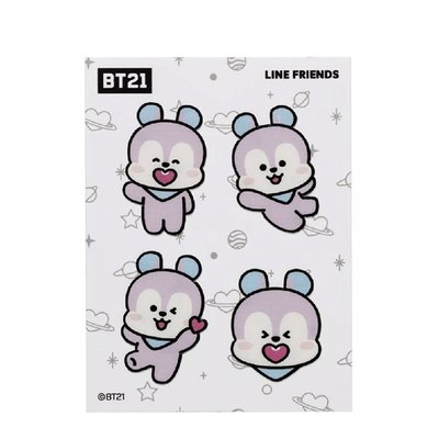 BT21 服飾貼紙
