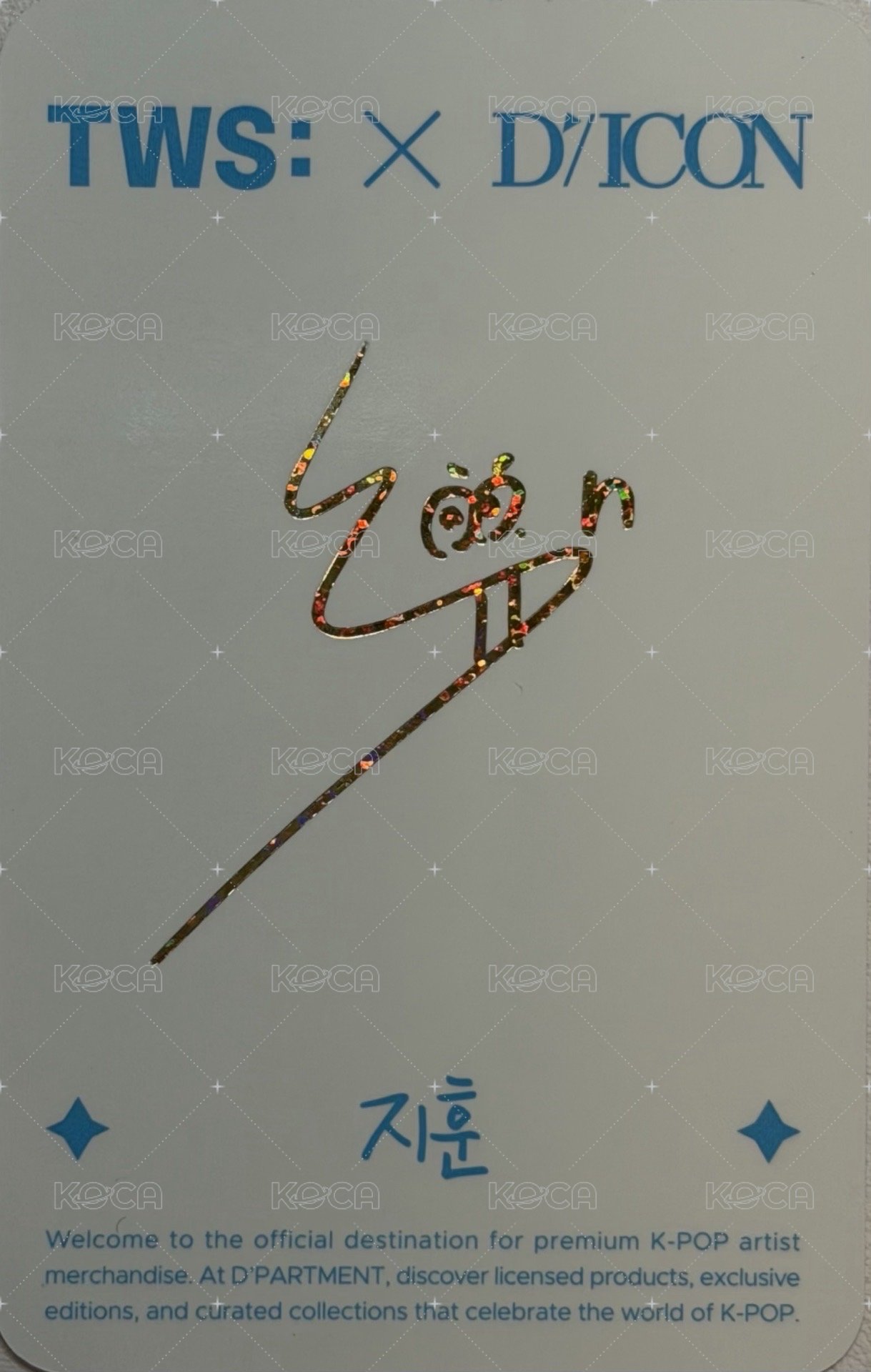 DICON 隨機卡  背面