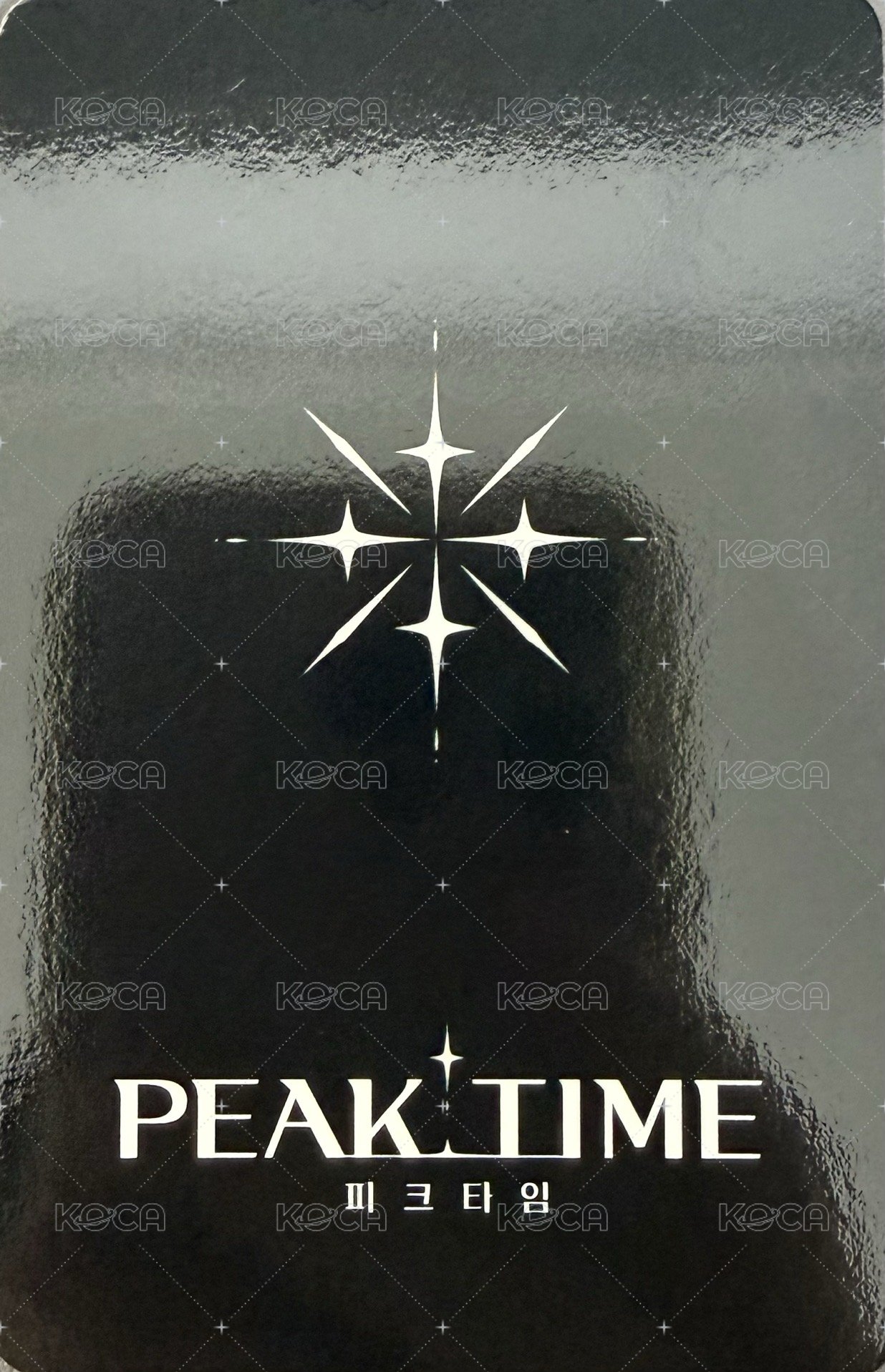 PEAK TIME 特典卡 專輯卡  背面