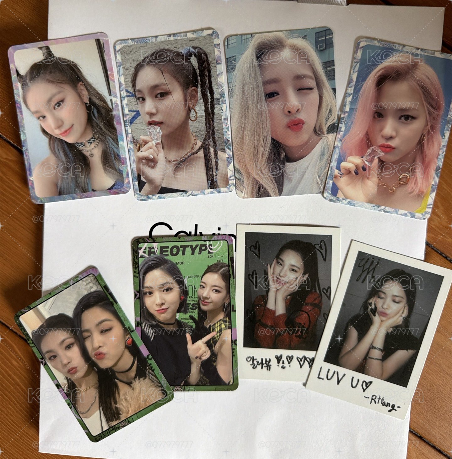 ITZY 漂亮歐膩們早期專輯卡/拍立得/雙人卡
