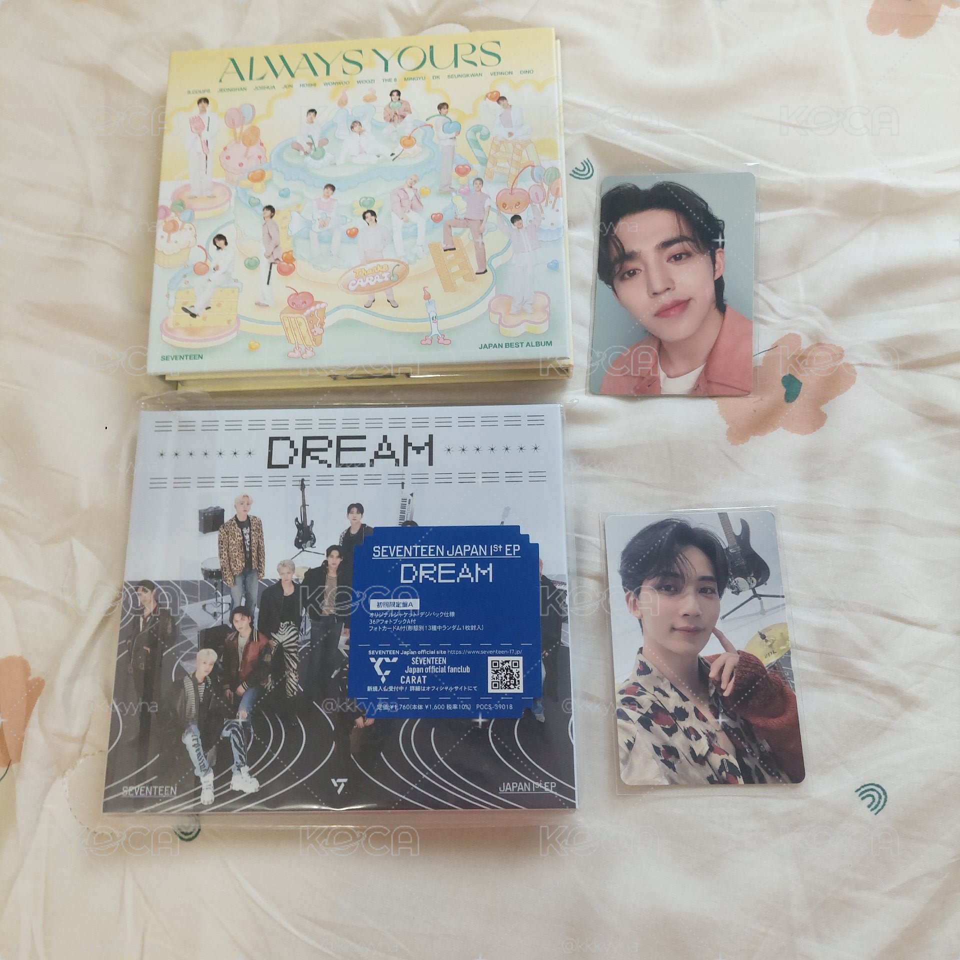 ❤️ SEVENTEEN 日專 DREAM 消費期限 Always Yours 專卡 小卡 全專 勝哲 淨漢 碩珉