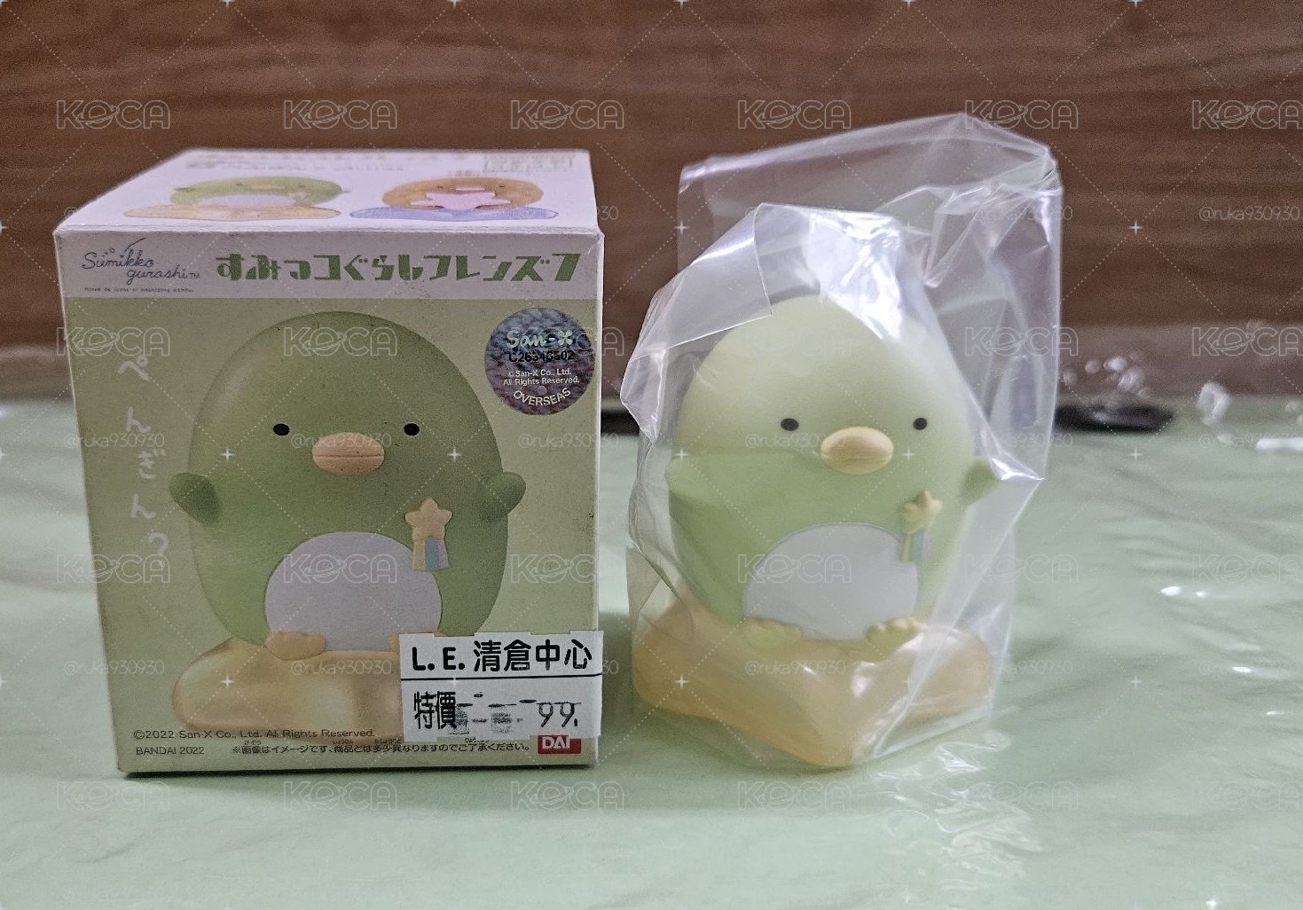 萬代食玩 企鵝公仔