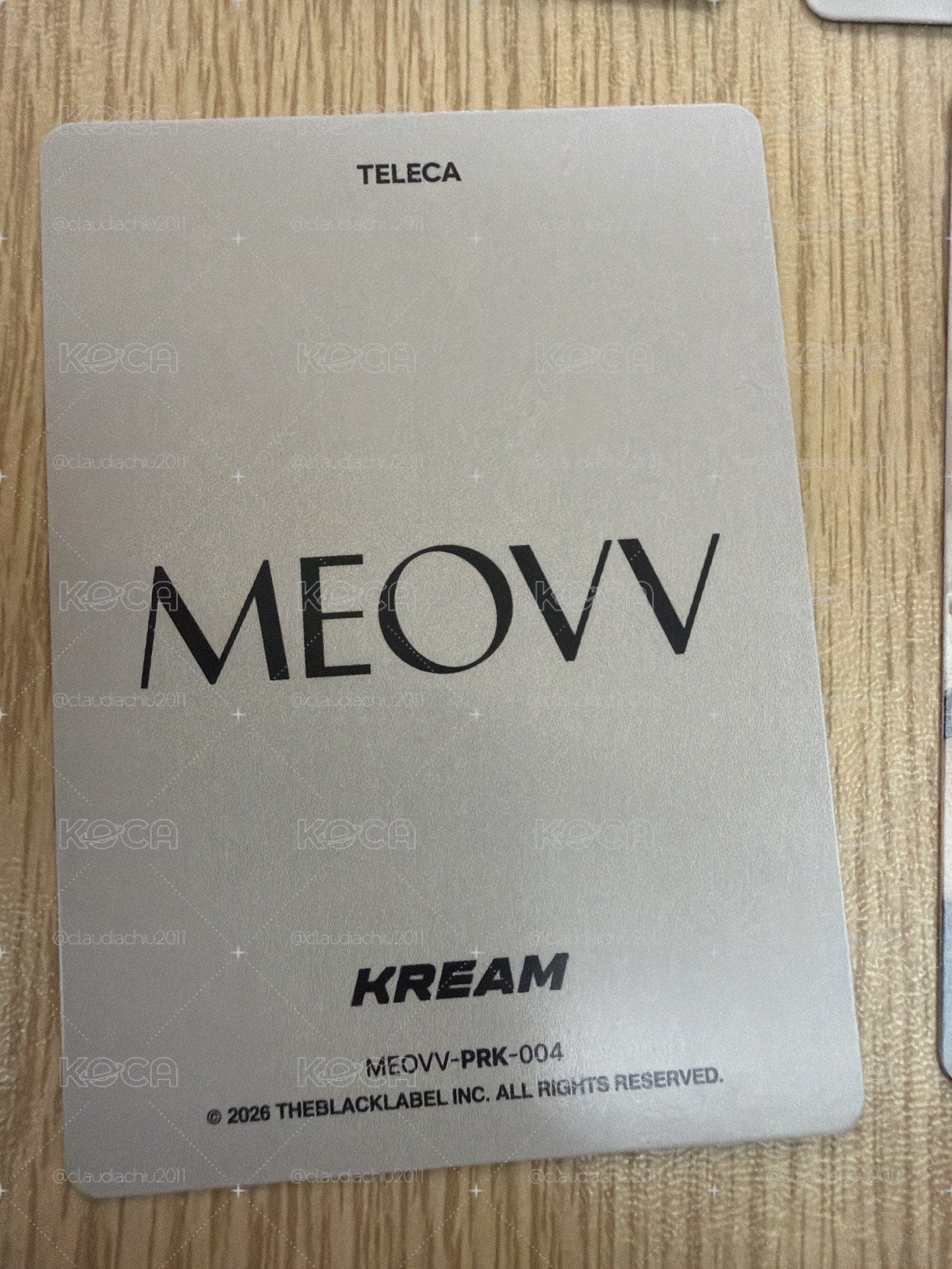 Teleca kream滿額卡