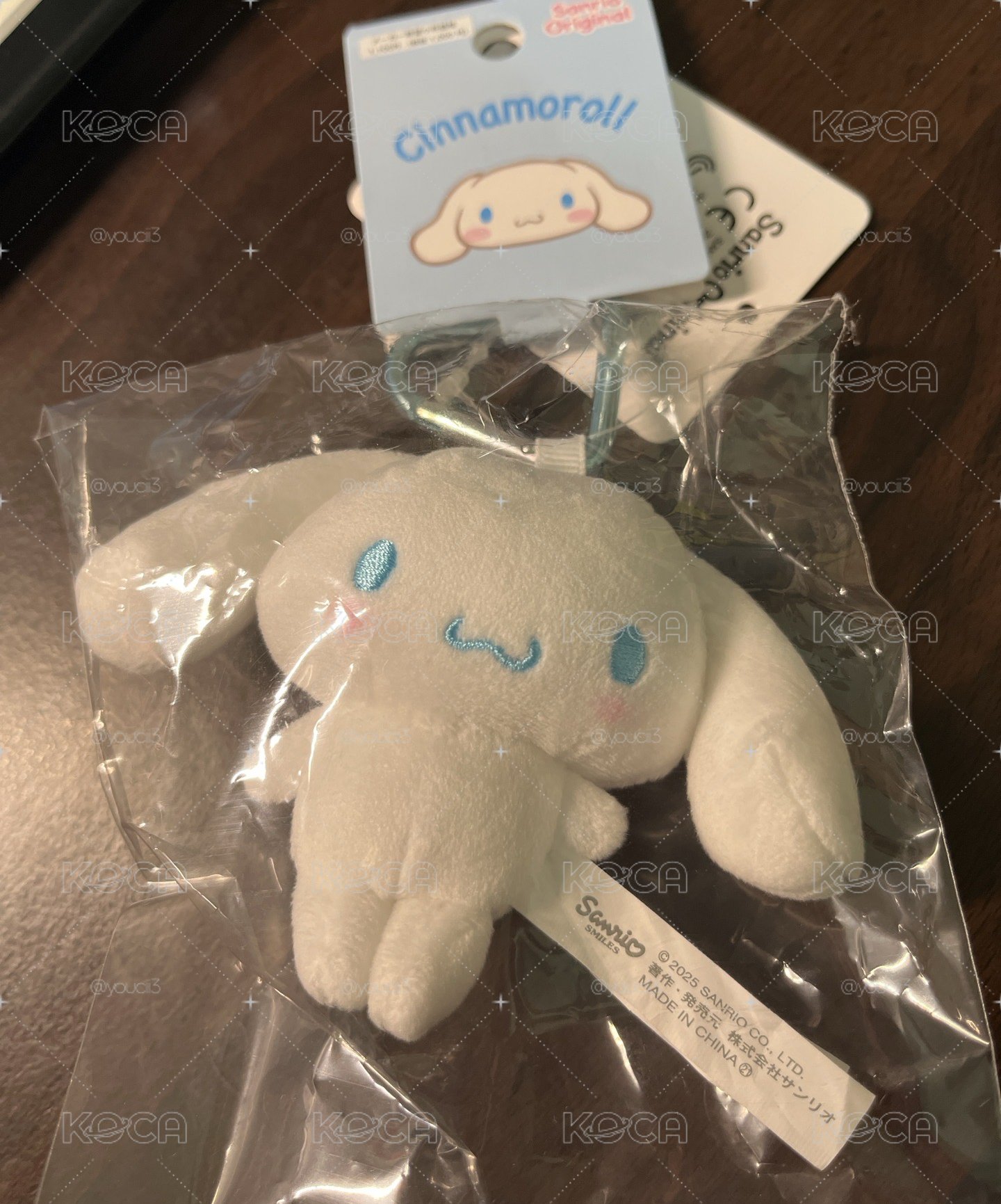 三麗鷗大耳狗喜拿 愛心吊飾 