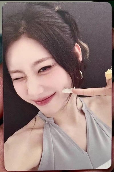 李彩領q音中文卡背小卡 wink領超萌 現貨