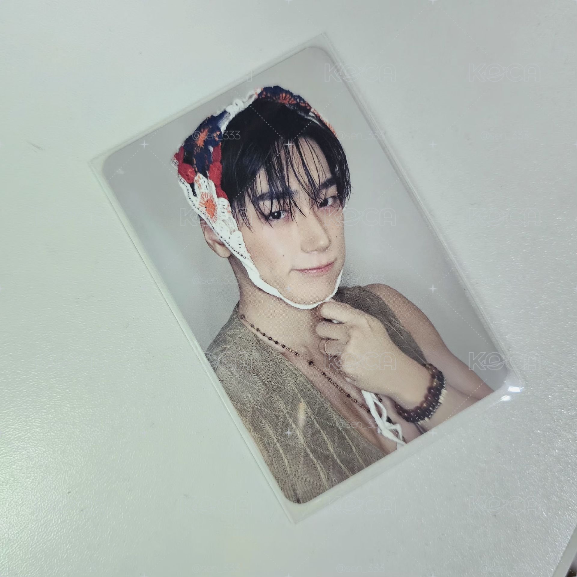 頭巾傘 SW 單封特典卡 我知道的ATEEZ中最可愛 ver