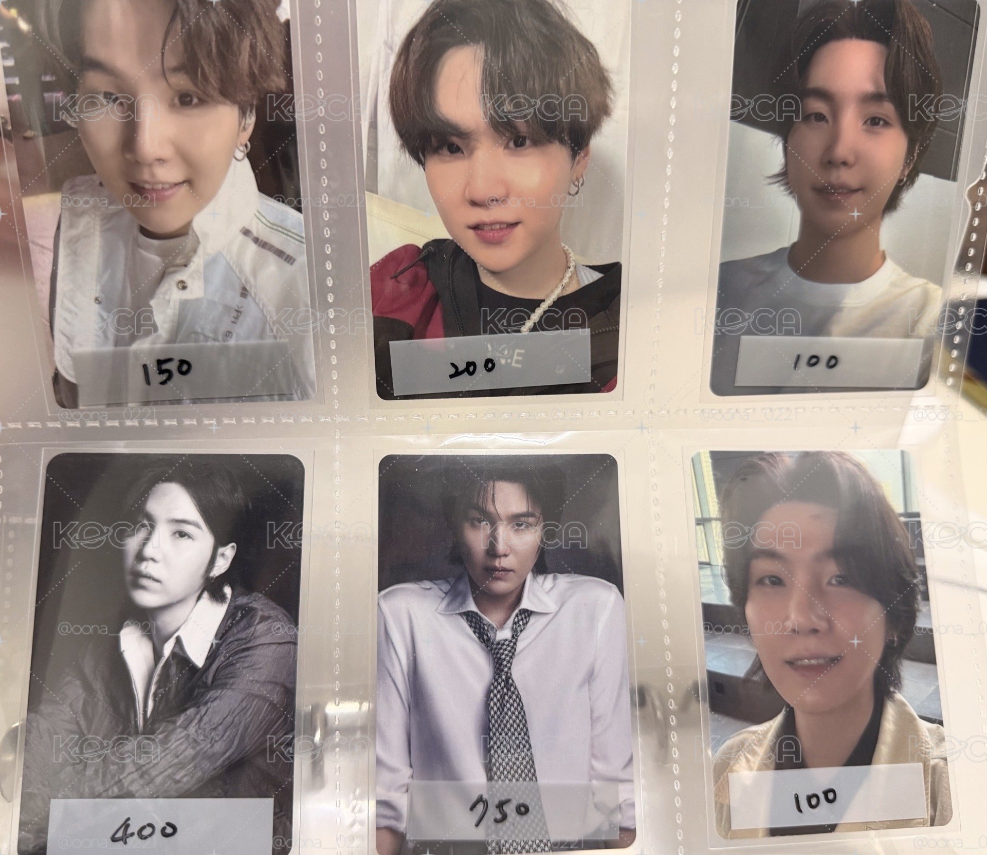 SUGA 玧其 日咖 塔店 環球 特典