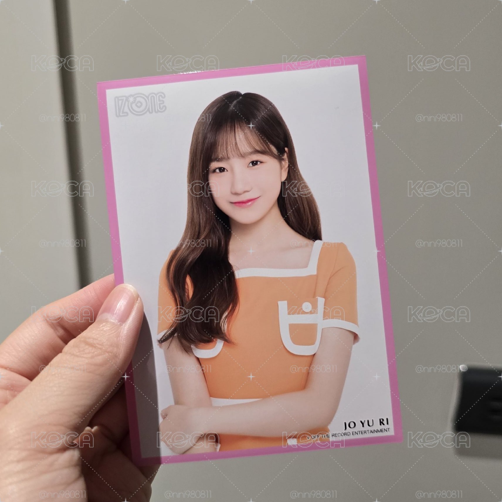 IZ*ONE JP官周 生寫真member color ver. YURI