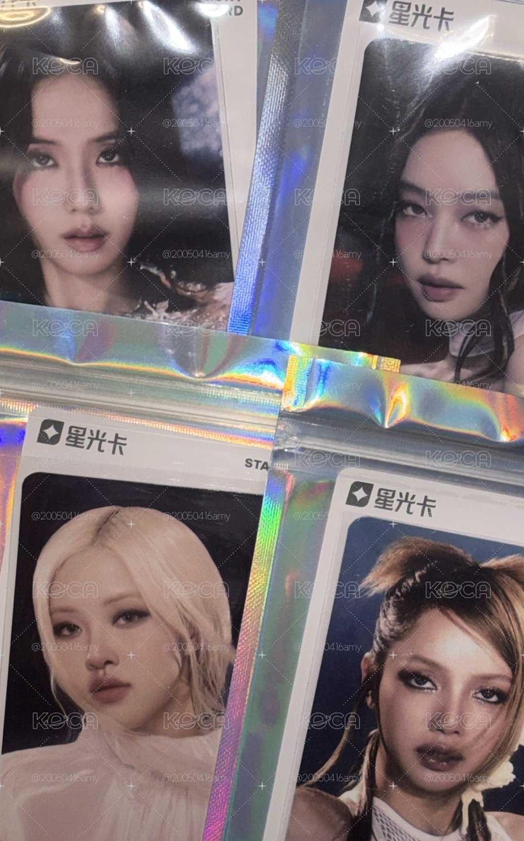 BLACKPINK 二星官拍 一組4張 -1