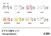 skzoo耳環（備註成員）