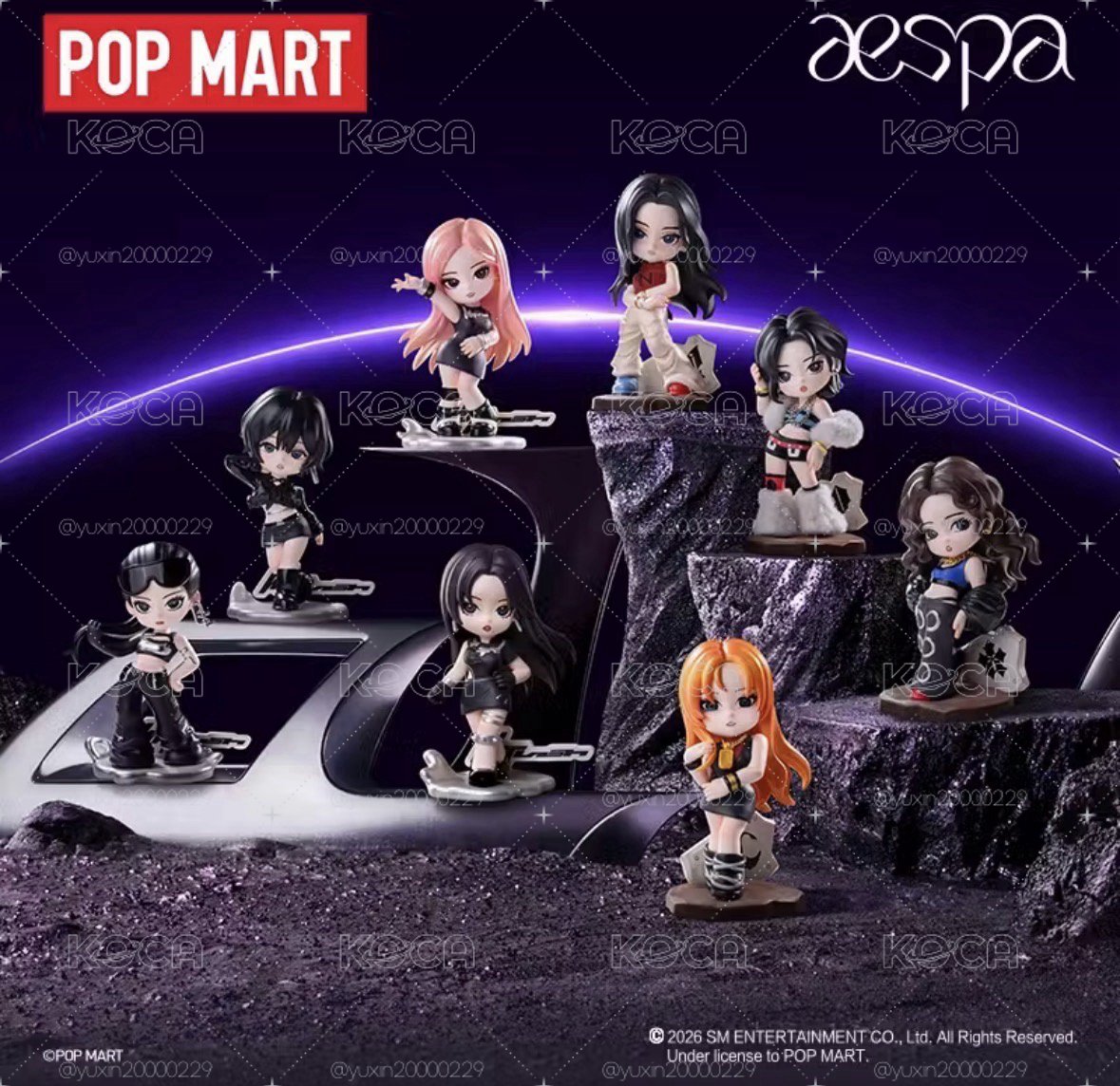 pop mart普通款 成員set!拆盒確認款