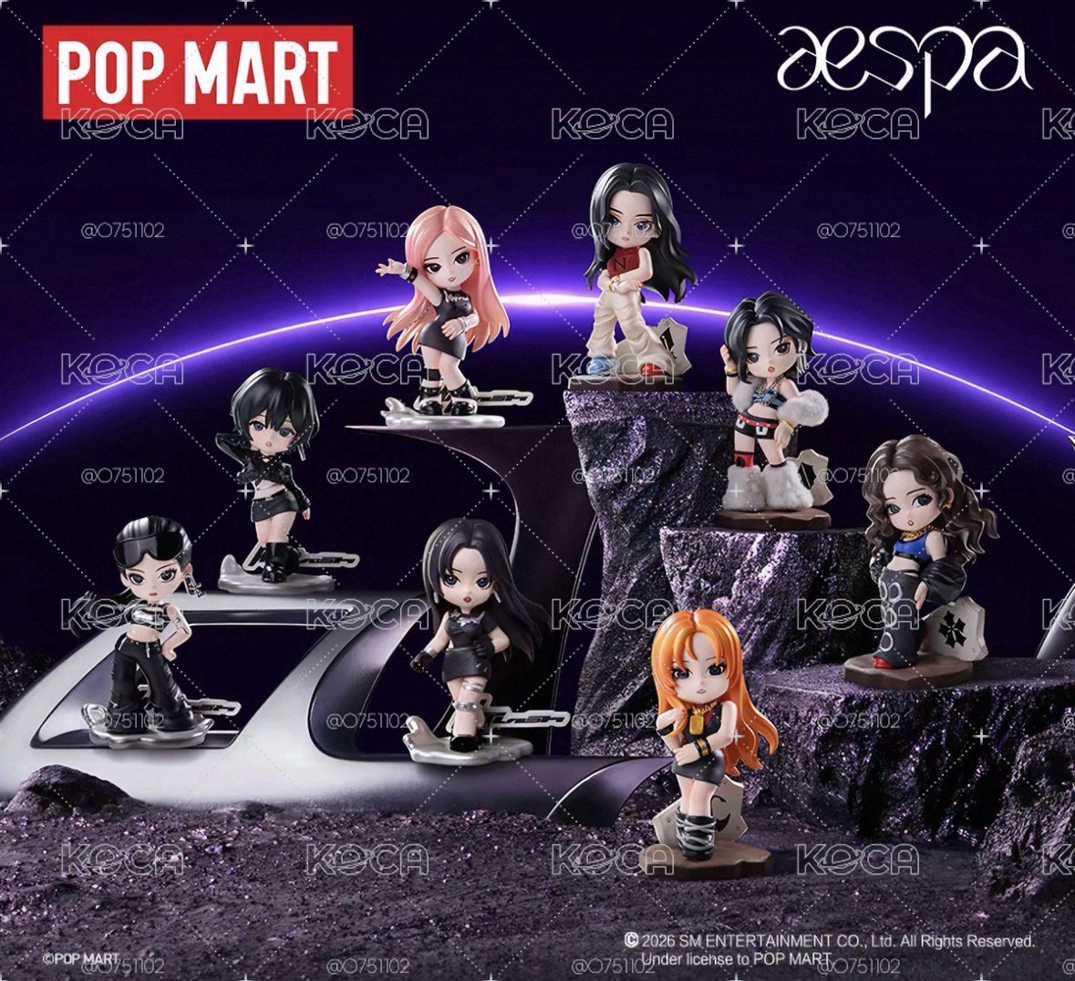 aespa聯名公仔（未拆）
